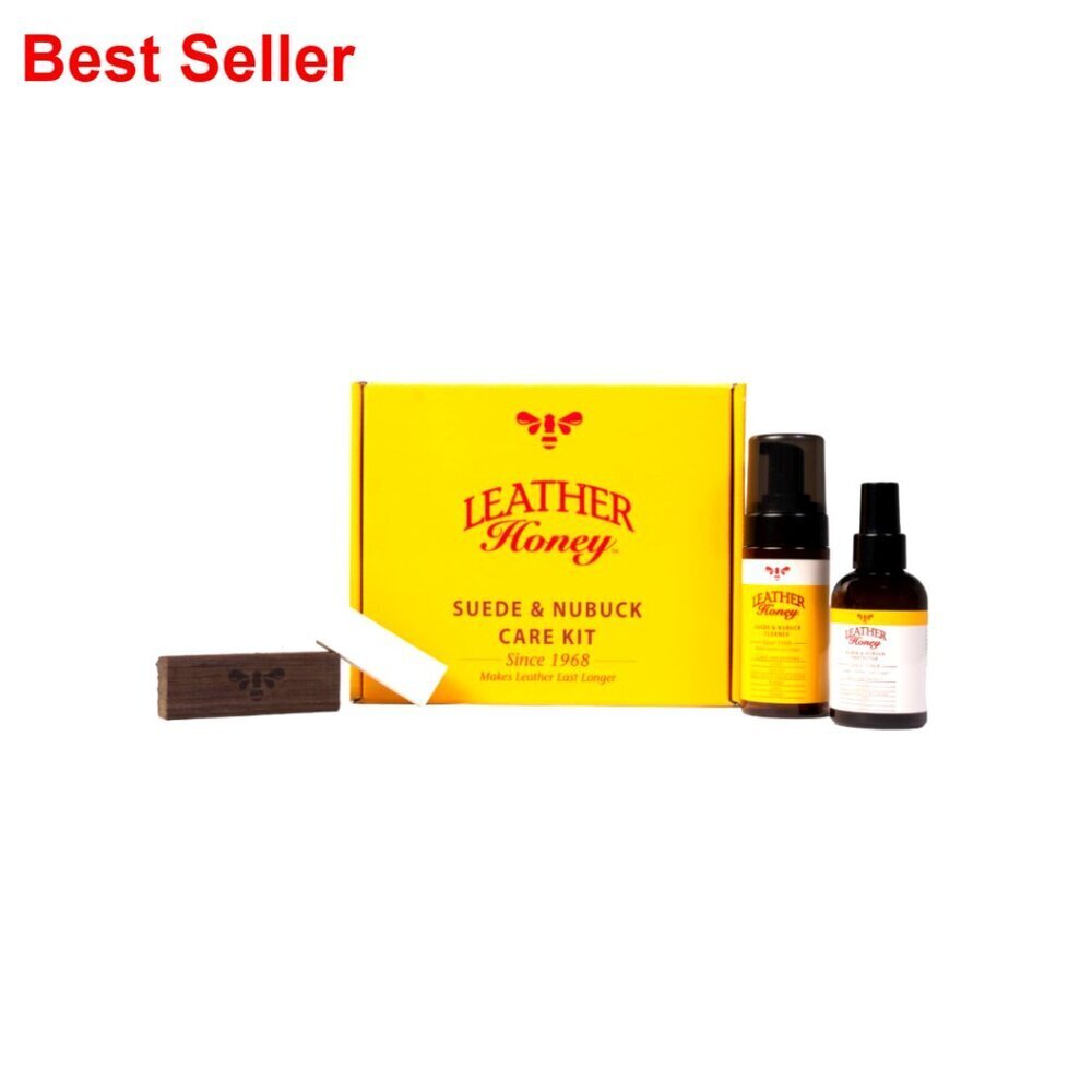 Suede & Nubuck Care Kit with Cleaner Protector Brush Eraser